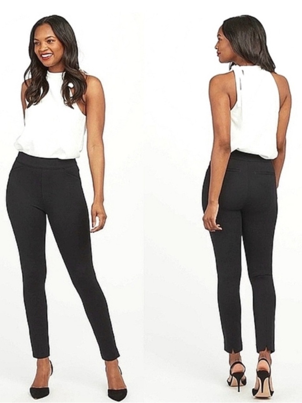 Spanx The Perfect Pant Ankle Backseam Pants Size S